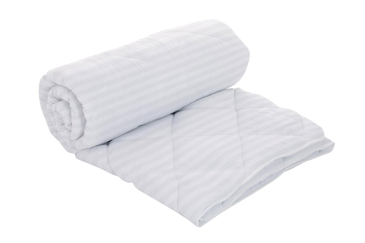 Pilota Alcam Damasc White Line 140x200 cm, umplutura cu bumbac, 300 g/mp - imagine 6